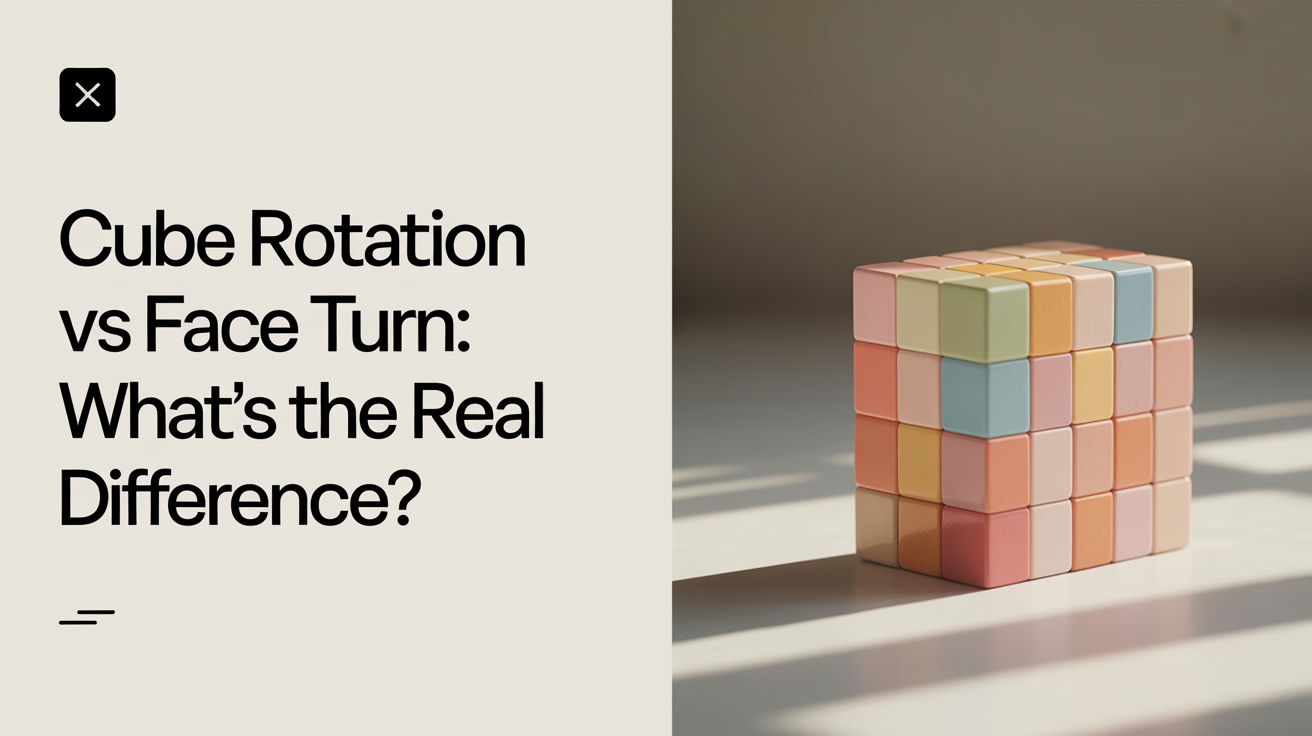 Cube Rotation vs Face Turn: What's the Real Difference?