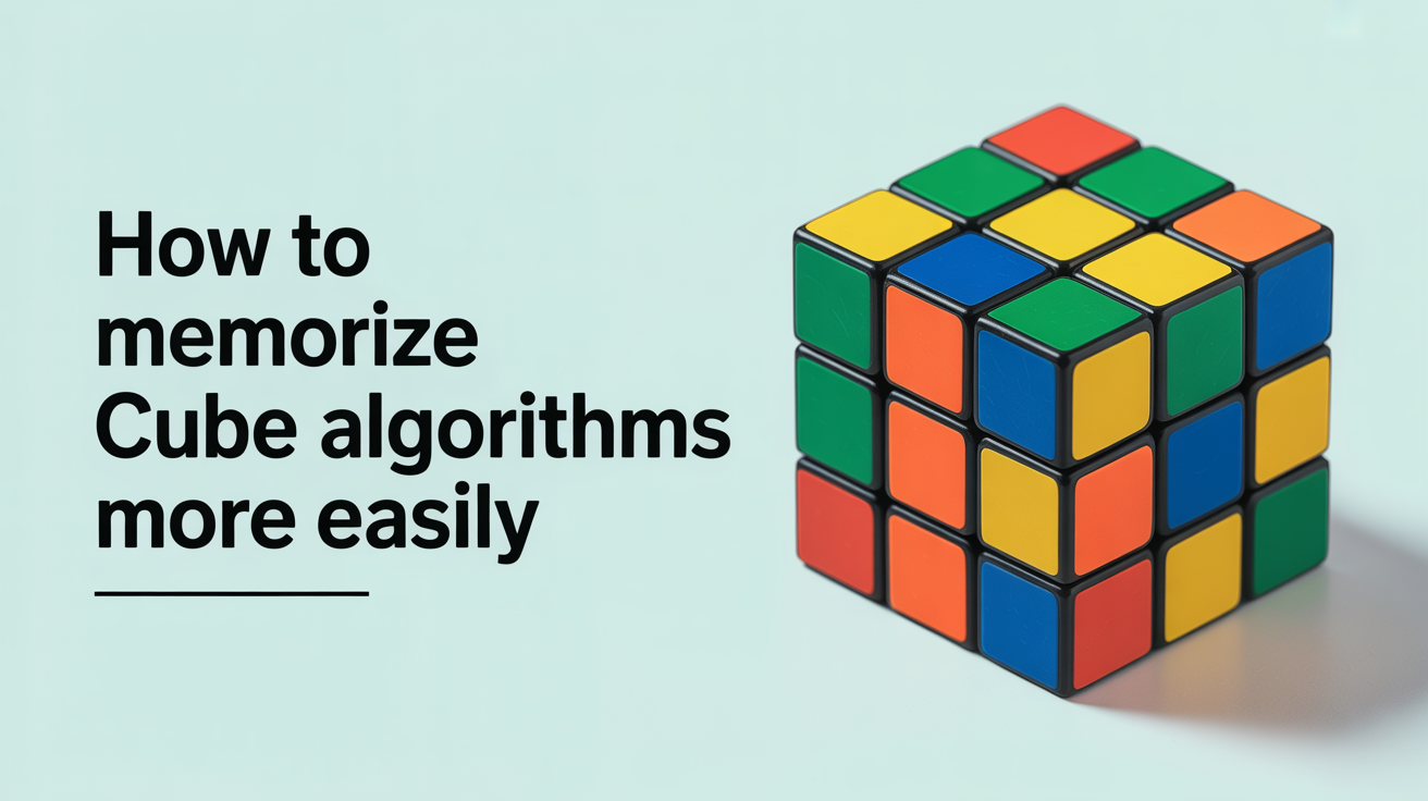 How to Memorize Cube Algorithms More Easily