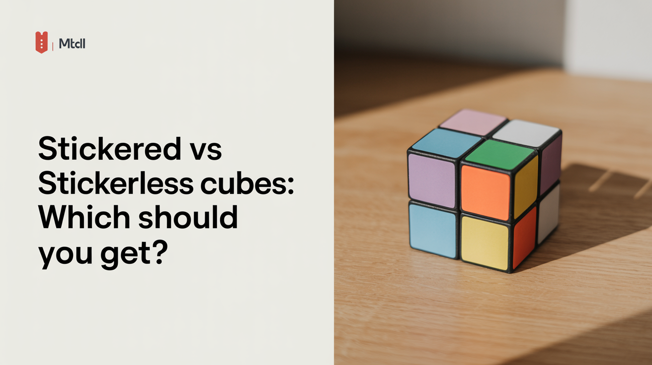 Stickered vs Stickerless Cubes: Which Should You Get?